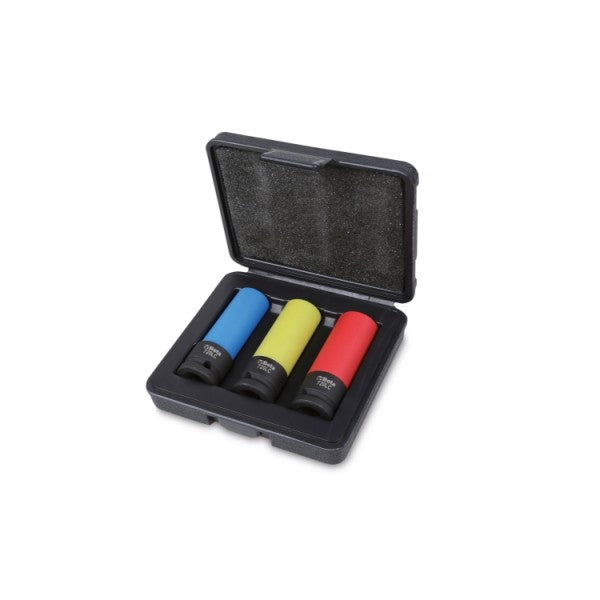 Beta 3 chiavi a bussola Macchina per dadi ruote con inserti polimerici colorati