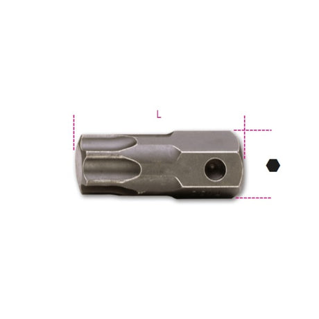 Beta Inserti maschio per viti con impronta Torx® attacco 22 mm fosfatati