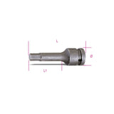 Beta Chiavi a bussola maschio esagonale con quadro femmina 3/4" fosfatate