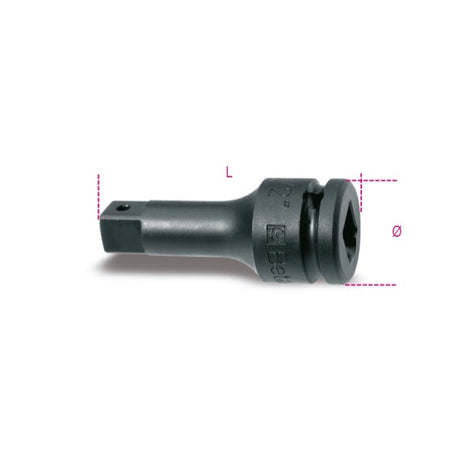 Beta Prolunga con attacchi quadri maschio e femmina 3/4" fosfatata