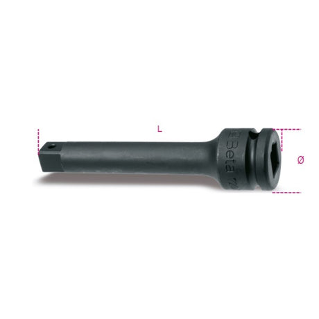Beta Prolunga con attacchi quadri maschio e femmina 3/4" fosfatata