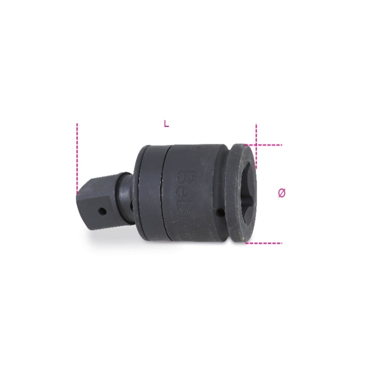 Beta Snodo con attacchi quadri maschio e femmina 1.1/2" fosfatato