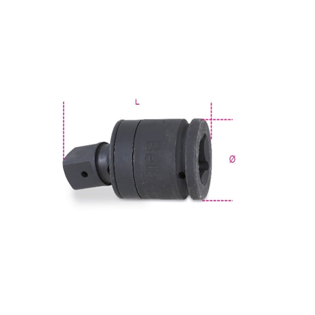 Beta Snodo con attacchi quadri maschio e femmina 1.1/2" fosfatato