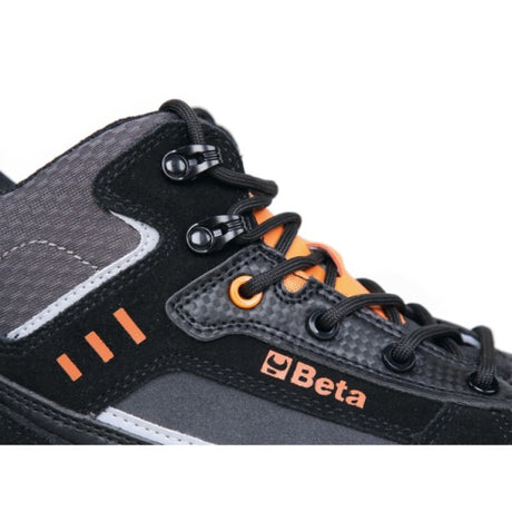 Beta Scarpe alte in pelle scamosciata e microfibra idrorepellenti con inserti in carbon