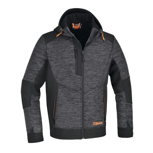 Beta Felpa tecnica in pile con inserti in tessuto softshell