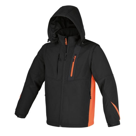 Beta Giacca softshell con cappuccio e maniche staccabili