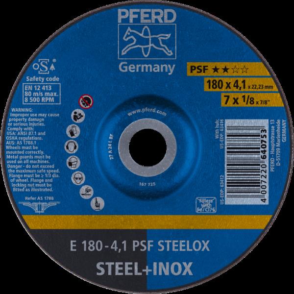 PFERD Dischi da sbavo E 180-4,1 PSF STEELOX