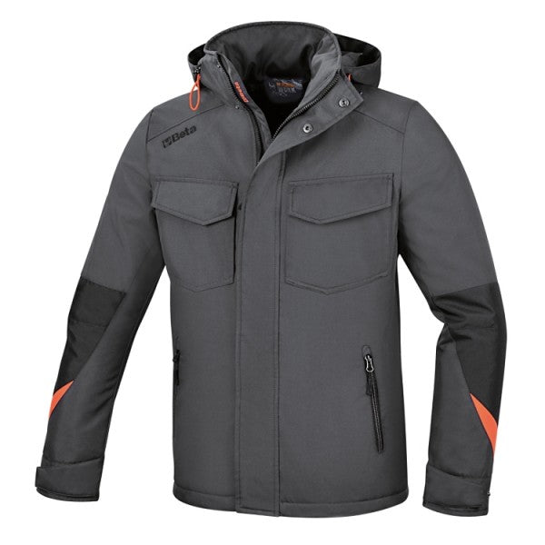 Beta Giaccone in poliestere Oxford 300D impermeabilizzato, con spalmatura in PU, grigio