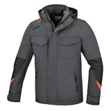 Beta Giaccone in poliestere Oxford 300D impermeabilizzato, con spalmatura in PU, grigio