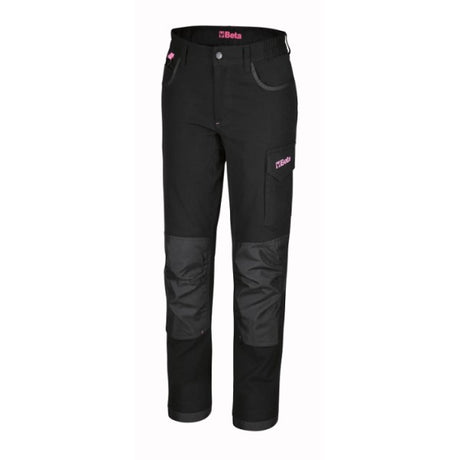 Beta Pantaloni da lavoro da donna multitasche in 100% cotone elasticizzato, 220g