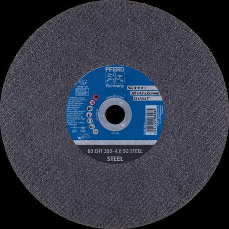 PFERD Dischi da taglio 80 EHT 300-4,0 SG STEEL/25,4