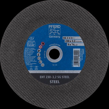 PFERD Dischi da taglio EHT 230-3,2 SG STEEL