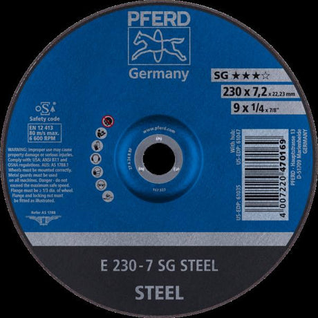 PFERD Dischi da sbavo E 230-7 SG STEEL