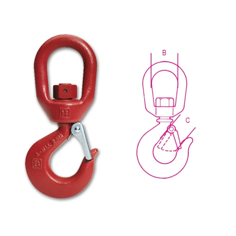 Beta Ganci per sollevamento orientabili (non sotto carico) acciaio al carbonio grado 4