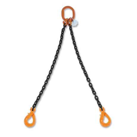 Beta Pendente per sollevamento catena a 2 bracci, ganci Self-Locking grado 8