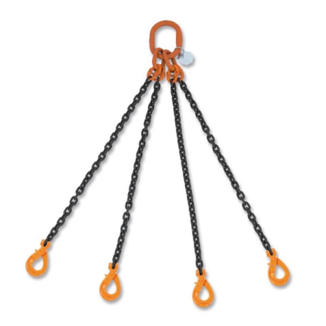 Beta Pendente per sollevamento catena a 4 bracci, ganci Self-Locking grado 8