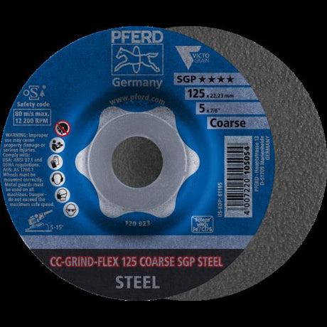 PFERD CC-GRIND (inclusi SOLID, FLEX, STRONG) CC-GRIND-FLEX 125 COARSE SGP STEEL