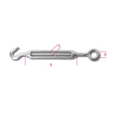 Beta Tenditore ad occhio e gancio inox AISI 316