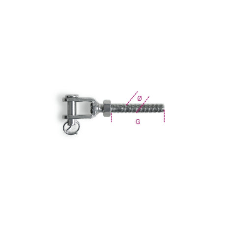 Beta Forcelle per tenditori inox AISI 316