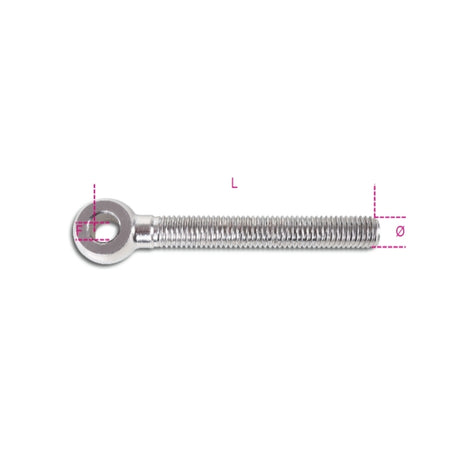 Beta Tiranti ad occhio INOX 316L destri