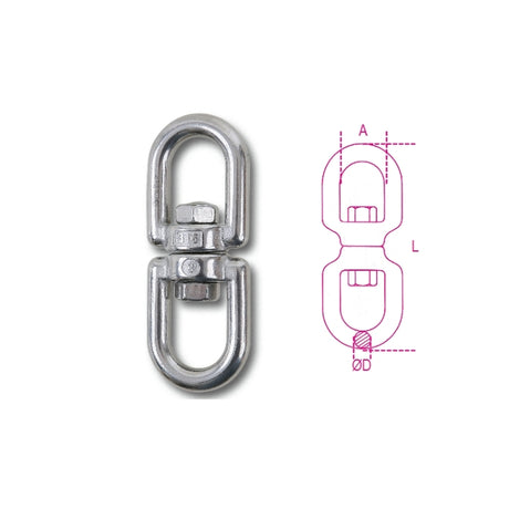 Beta Girelli a due occhi inox AISI 316
