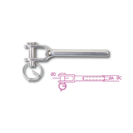 Beta Terminale a forcella inox AISI 316