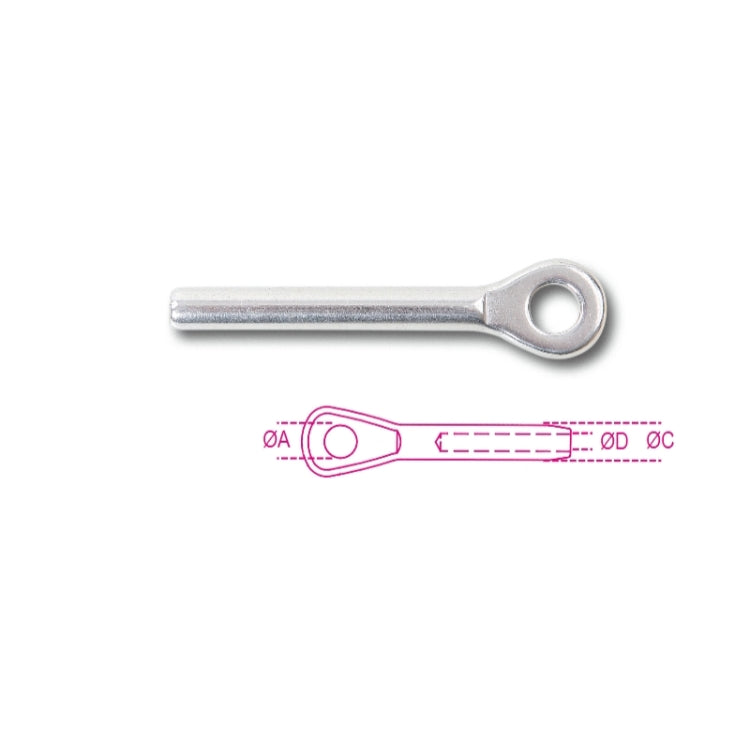 Beta Terminale ad occhio inox AISI 316