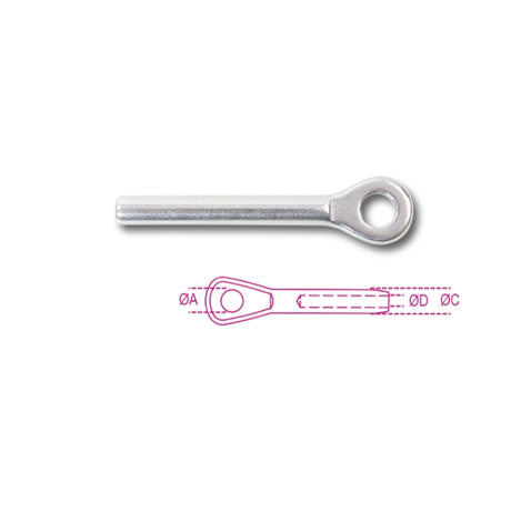 Beta Terminale ad occhio inox AISI 316