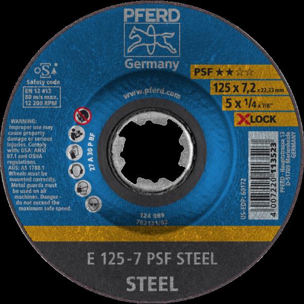 PFERD Dischi da sbavo E 125-7 PSF STEEL/X-LOCK
