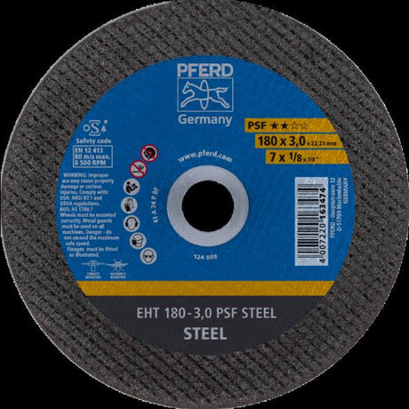 PFERD Dischi da taglio EHT 180-3,0 PSF STEEL