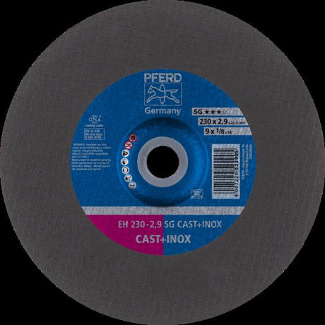 PFERD Dischi da taglio EH 230-2,9 SG CAST+INOX