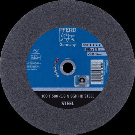PFERD HEAVY DUTY SGP fino a diam. 2000 mm 100 T 500-5,8 Q SGP HD STEEL/40,0