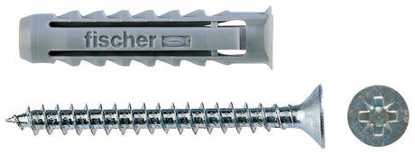 FISCHER Propack SX 6 S Vaschetta 400 tasselli con vite (1 Pz.)