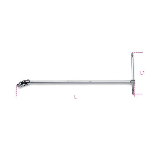 Beta Quadro maschio 1/4" snodato a T