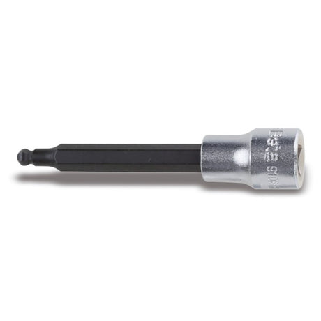 Beta Chiavi a bussola maschio esagonale con estremità sferica con quadro femmina da 3/8" cromate - inserti bruniti