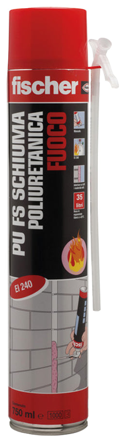 FISCHER PUP FS Schiuma poliuretanica fuoco per pistola (1 Pz.)