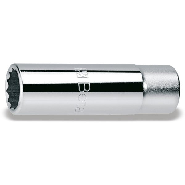 Beta Chiavi a bussola con attacco quadro femmina 1/2", tipo lungo bocca poligonale, cromate