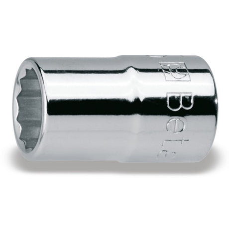 Beta Chiavi a bussola con attacco quadro femmina 1/2" bocca poligonale, cromate
