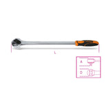 Beta Cricchetto reversibile con attacco quadro maschio 3/4" cromato