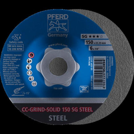 PFERD CC-GRIND (inclusi SOLID, FLEX, STRONG) CC-GRIND-SOLID 150 SG STEEL