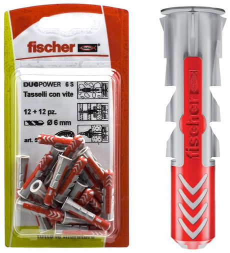 FISCHER Tasselli DUOPOWER 10 K in blister (1 Pz.)