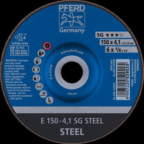 PFERD Dischi da sbavo E 150-4,1 SG STEEL
