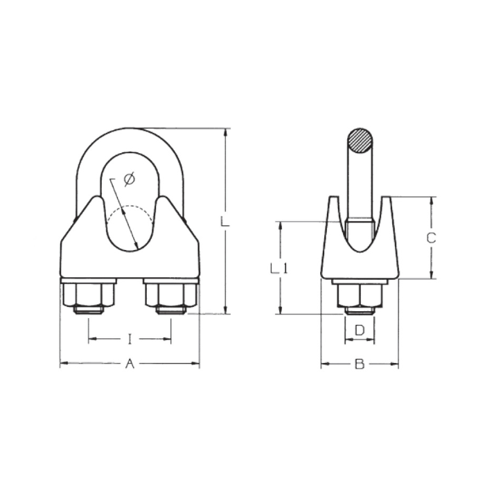 CARCANO A005 Morsetto uni en 13411-5