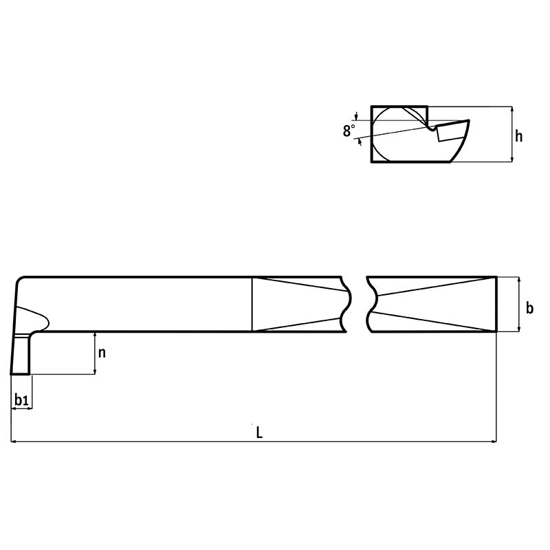 Fervi Brasato per canalini interni - BRCI12RP