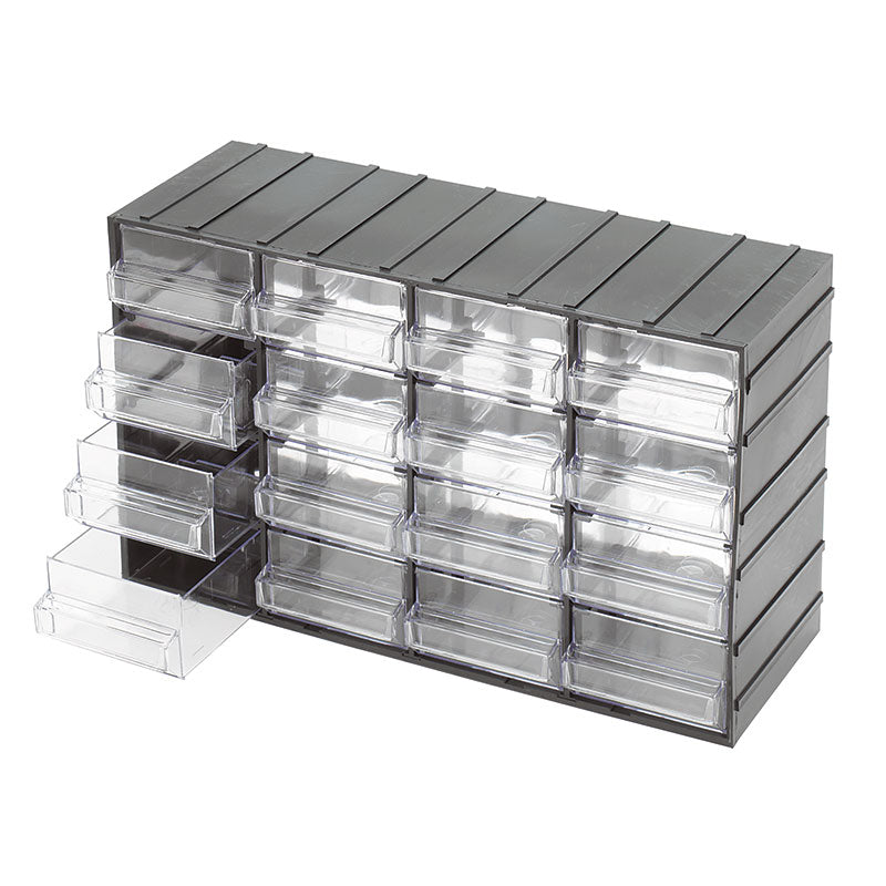 Fervi Cassettiere con cassetti estraibili trasparenti - C085/16