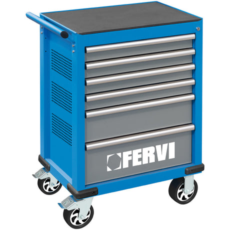 Fervi Carrello porta utensili a 6 cassetti - C960/F6
