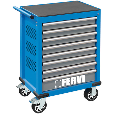 Fervi Carrello porta utensili a 8 cassetti - C960/F8
