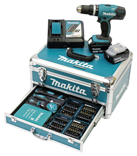 MAKITA Trapano avvitatore con percussione LXT ® DHP453RFX2