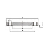 Flangia blind ASME B16.5 ANSI 300 lb - Acciaio al carbonio - Olivieri Ferramenta srl