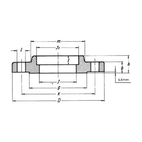 Flangia socket welding ASME B16.5 ANSI 150-300-600 lb - Acciaio al carbonio - Olivieri Ferramenta srl